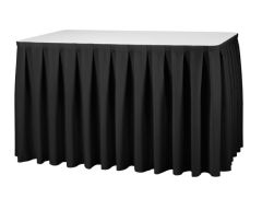 Tafelrok Zwart 4,90m