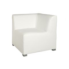 Hoekbank Lounge White