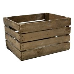 Houten decoratie krat
