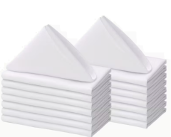 Servetten Wit 50 x 50cm