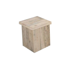 Zuil Laag Steigerhout 