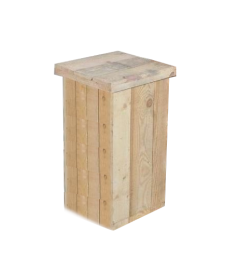 Zuil Middel Steigerhout