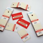 Garderobe Ticket p/50st