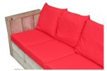 Kussenset Rood t.b.v. Loungebank