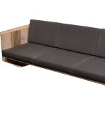 Kussenset Antraciet t.b.v. Loungebank 